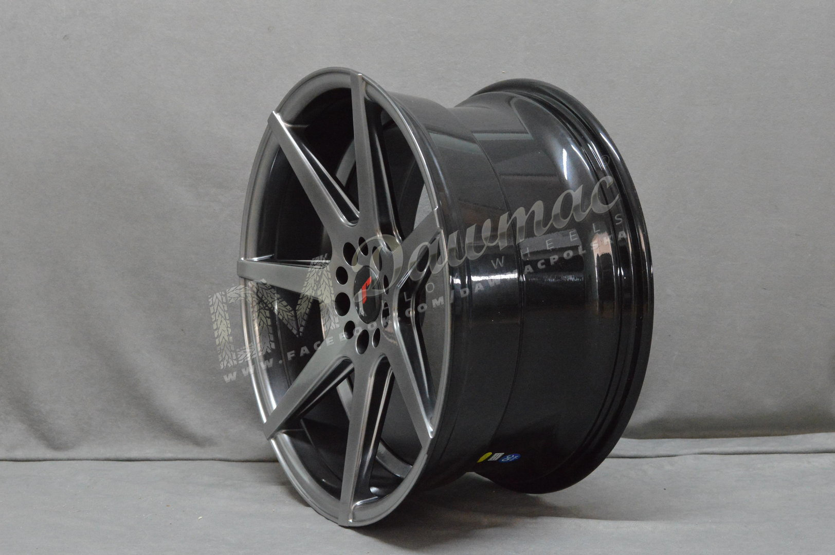 Japan Racing JR20 19" 8,5J ET20-ET40 4x100-5x130 BLANK Hyper Black - obrazek 3