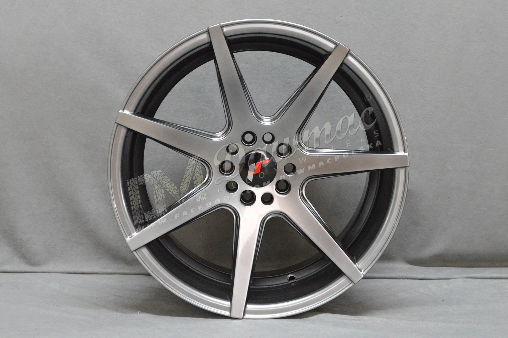 Japan Racing JR20 20" 11J ET20-ET30 5x108-5x130 BLANK Hyper Black - obrazek 2