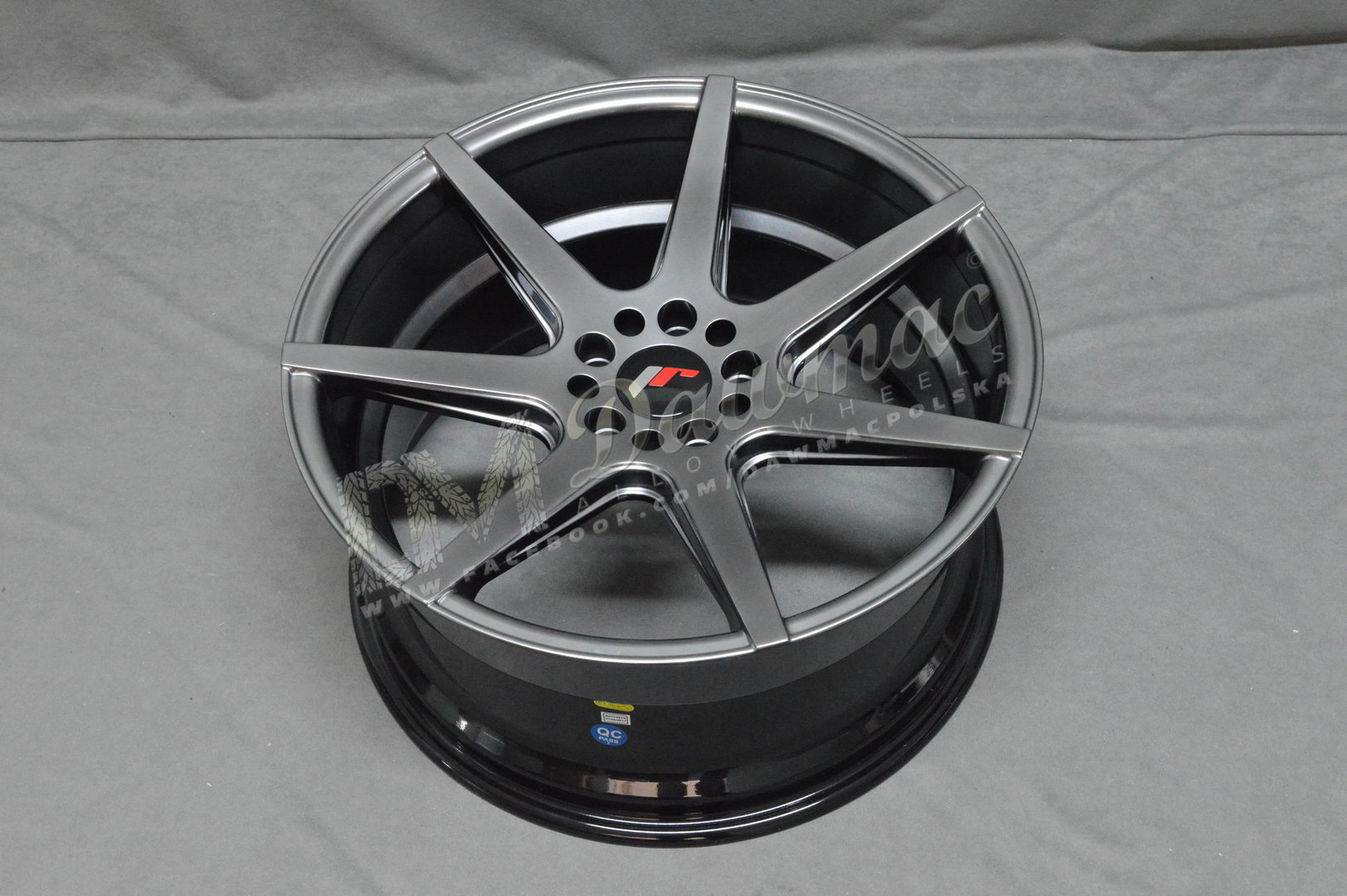 Japan Racing JR20 20" 11J ET20-ET30 5x108-5x130 BLANK Hyper Black - obrazek 5
