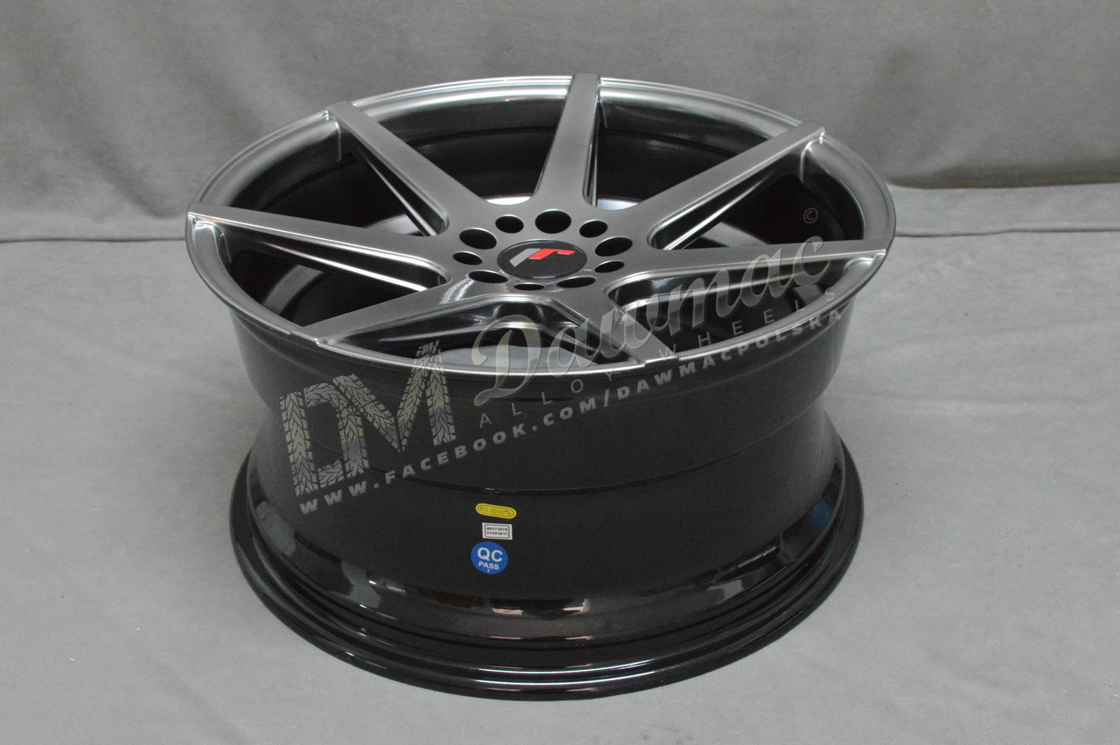 Japan Racing JR20 20" 8,5J ET20-ET40 + 11J ET20-ET30 5x108-5x130 BLANK Hyper Black - obrazek 6