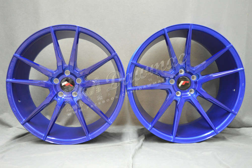 Japan Racing JR21 17" 7J ET25-ET40 BLANK Platinum Blue