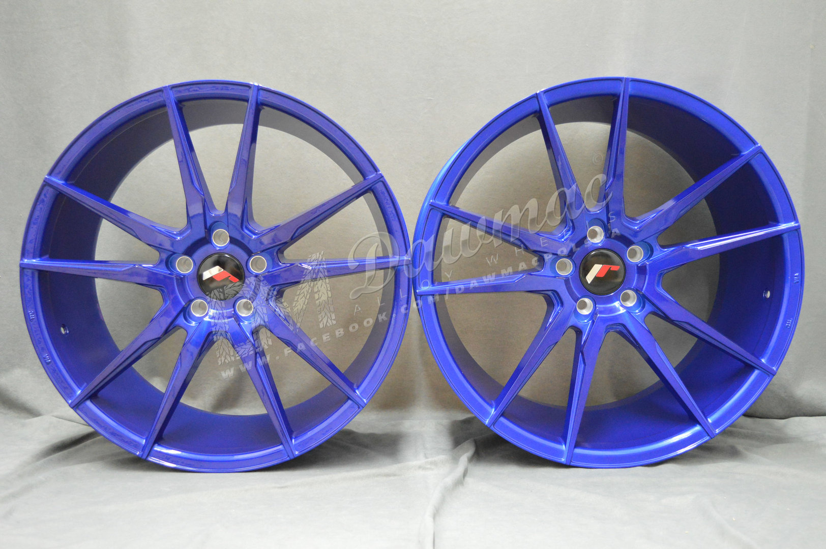 Japan Racing JR21 17" 7J ET25-ET40 BLANK Platinum Blue - obrazek 2