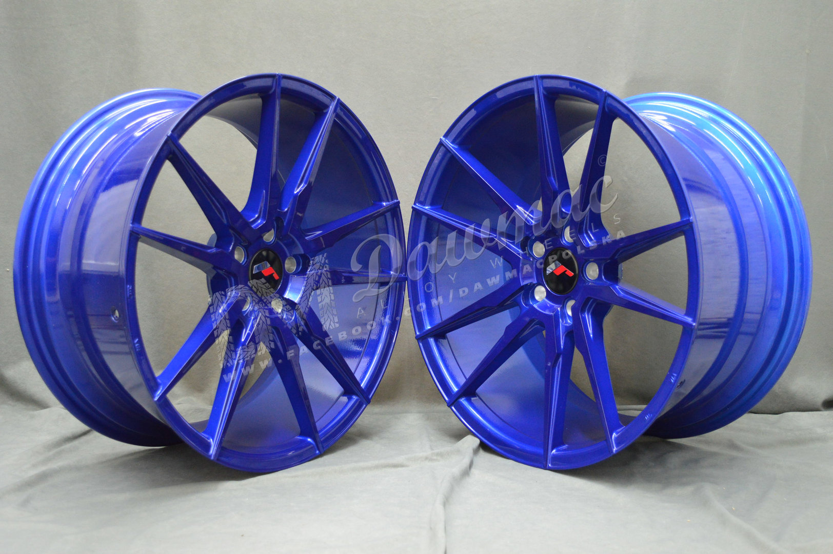 Japan Racing JR21 17" 7J ET25-ET40 BLANK Platinum Blue - obrazek 3