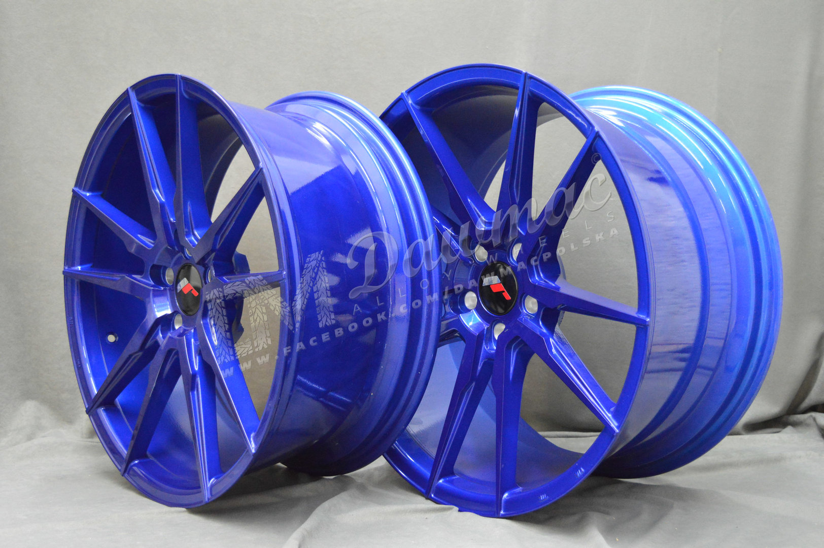 Japan Racing JR21 17" 7J ET25-ET40 BLANK Platinum Blue - obrazek 4