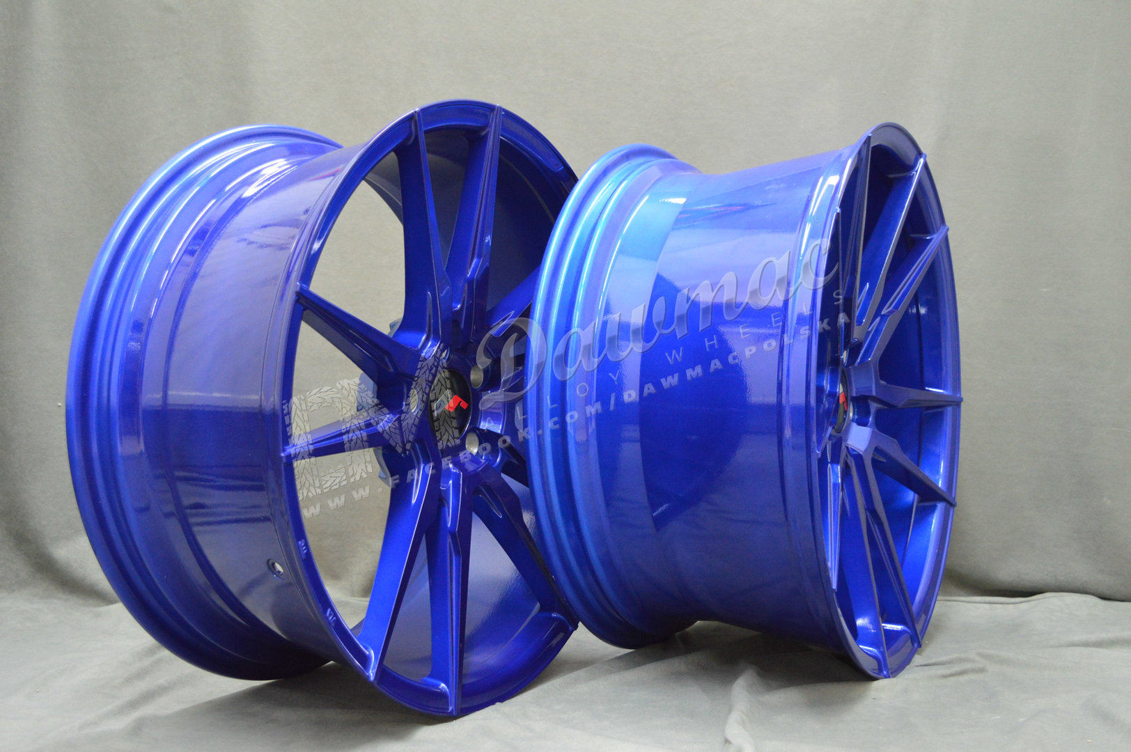 Japan Racing JR21 17" 7J ET25-ET40 BLANK Platinum Blue - obrazek 5