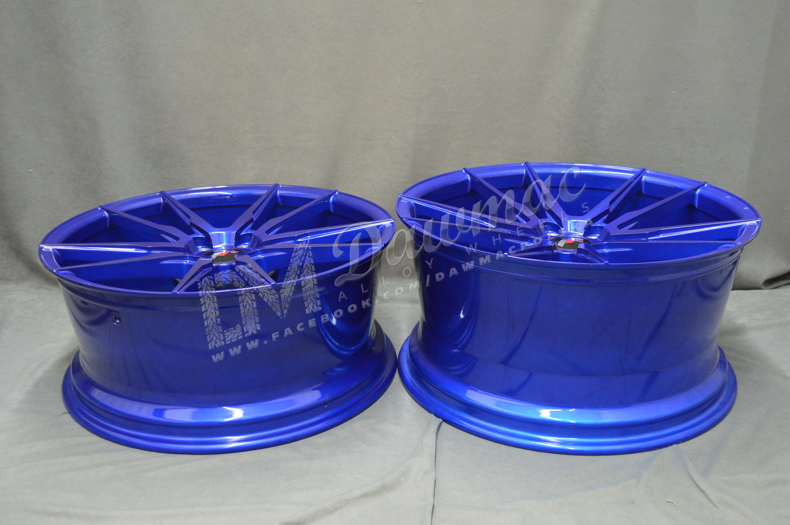 Japan Racing JR21 17" 7J ET25-ET40 BLANK Platinum Blue - obrazek 7