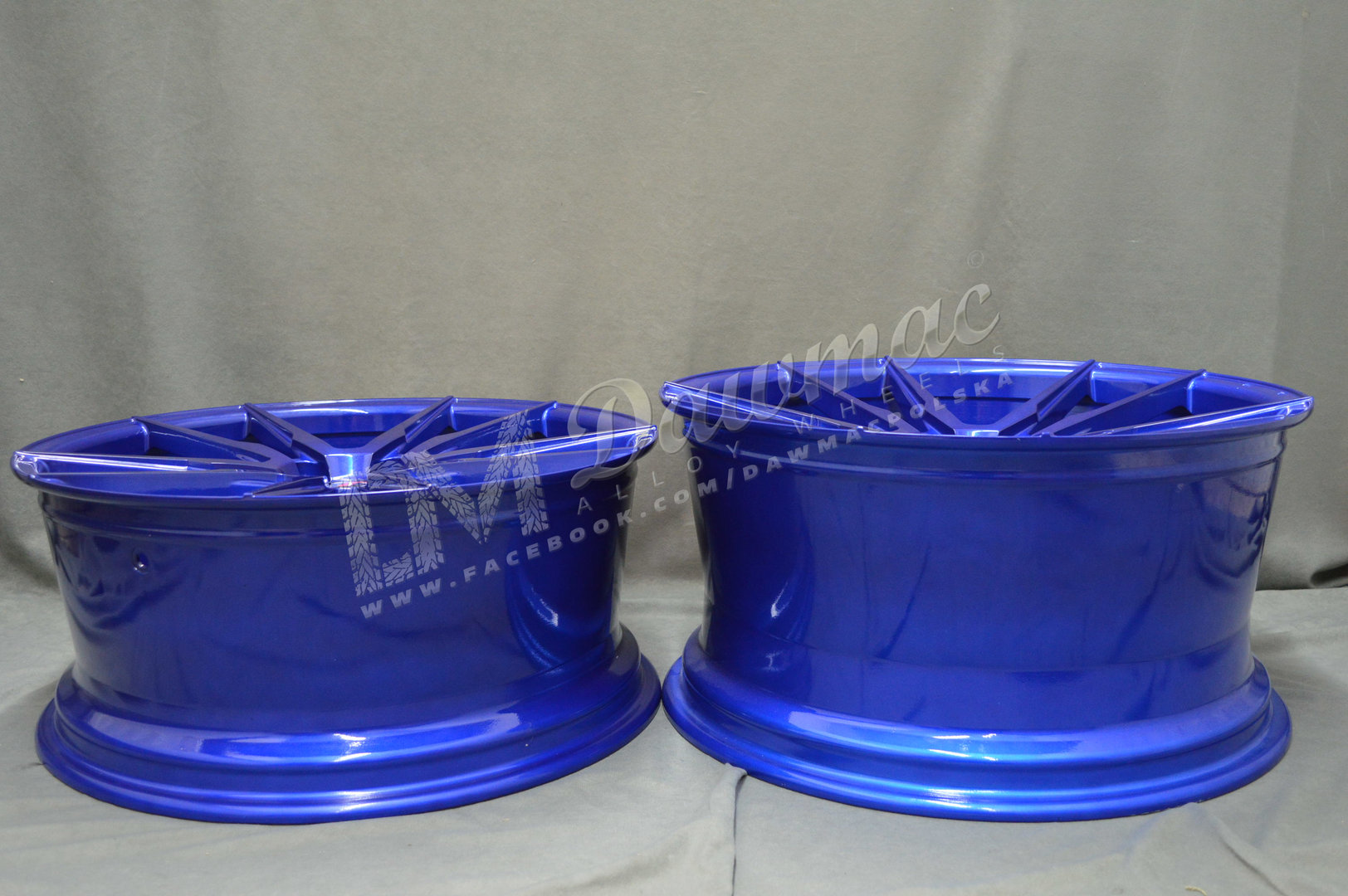 Japan Racing JR21 17" 7J ET25-ET40 BLANK Platinum Blue - obrazek 8