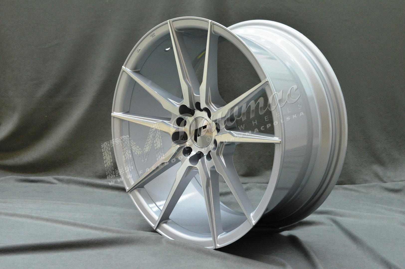 Japan Racing JR21 17" 7J ET25-ET40 BLANK Silver Machined Face - obrazek 3