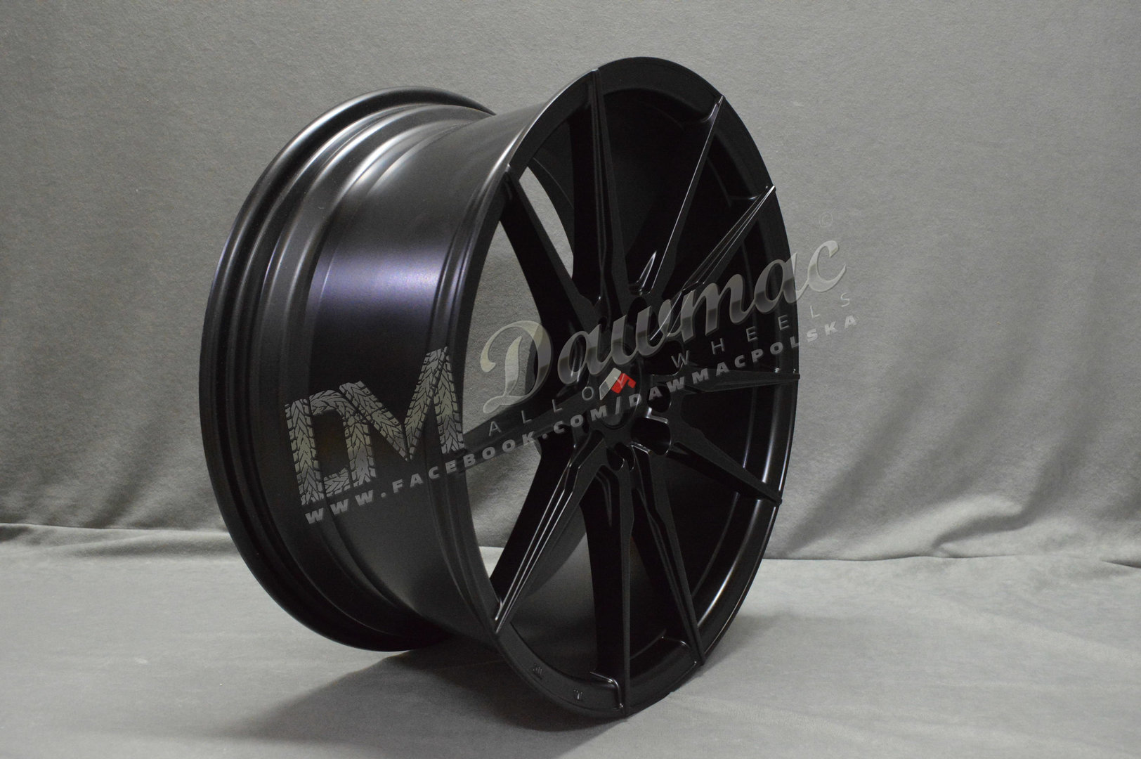 Japan Racing JR21 17" 8J ET35 + 9J ET25-ET35 BLANK Matt Black - obrazek 4