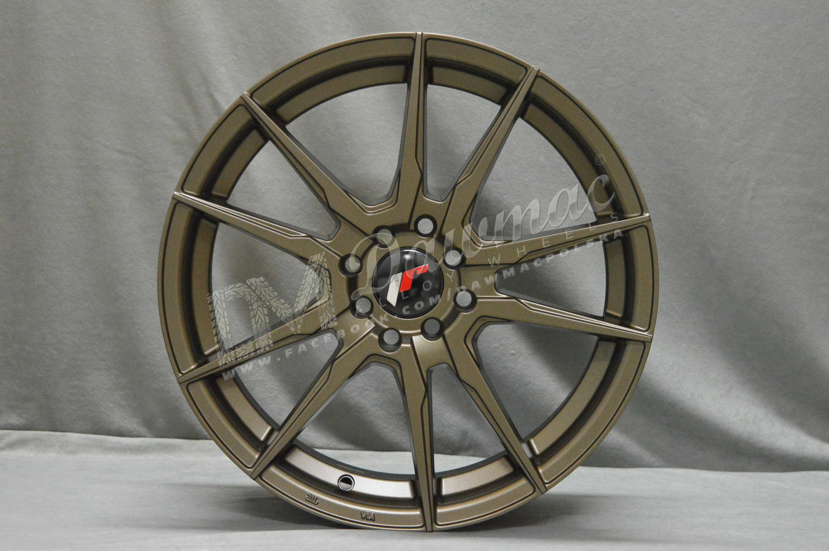 Japan Racing JR21 17" 8J ET35 + 9J ET25-ET35 BLANK Matt Bronze - obrazek 2