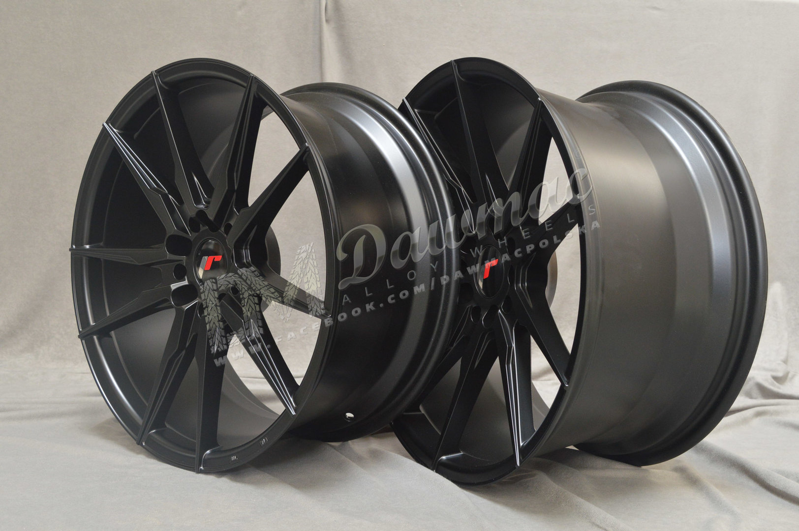 Japan Racing JR21 18" 8,5J ET20-ET40 + 9,5J ET20-ET40 BLANK Matt Black - obrazek 3