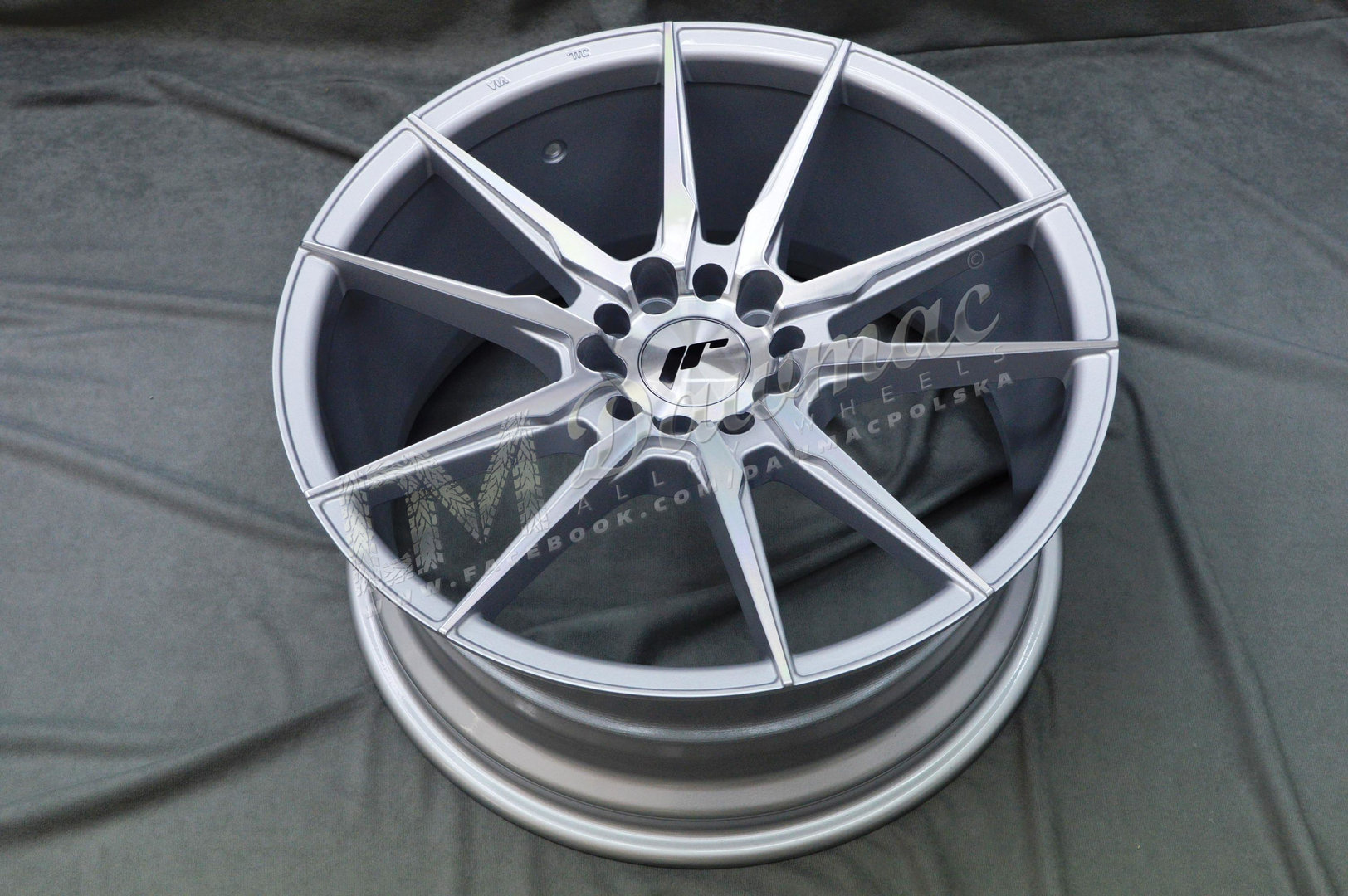 Japan Racing JR21 18" 8,5J ET20-ET40 BLANK Silver Machined Face - obrazek 5