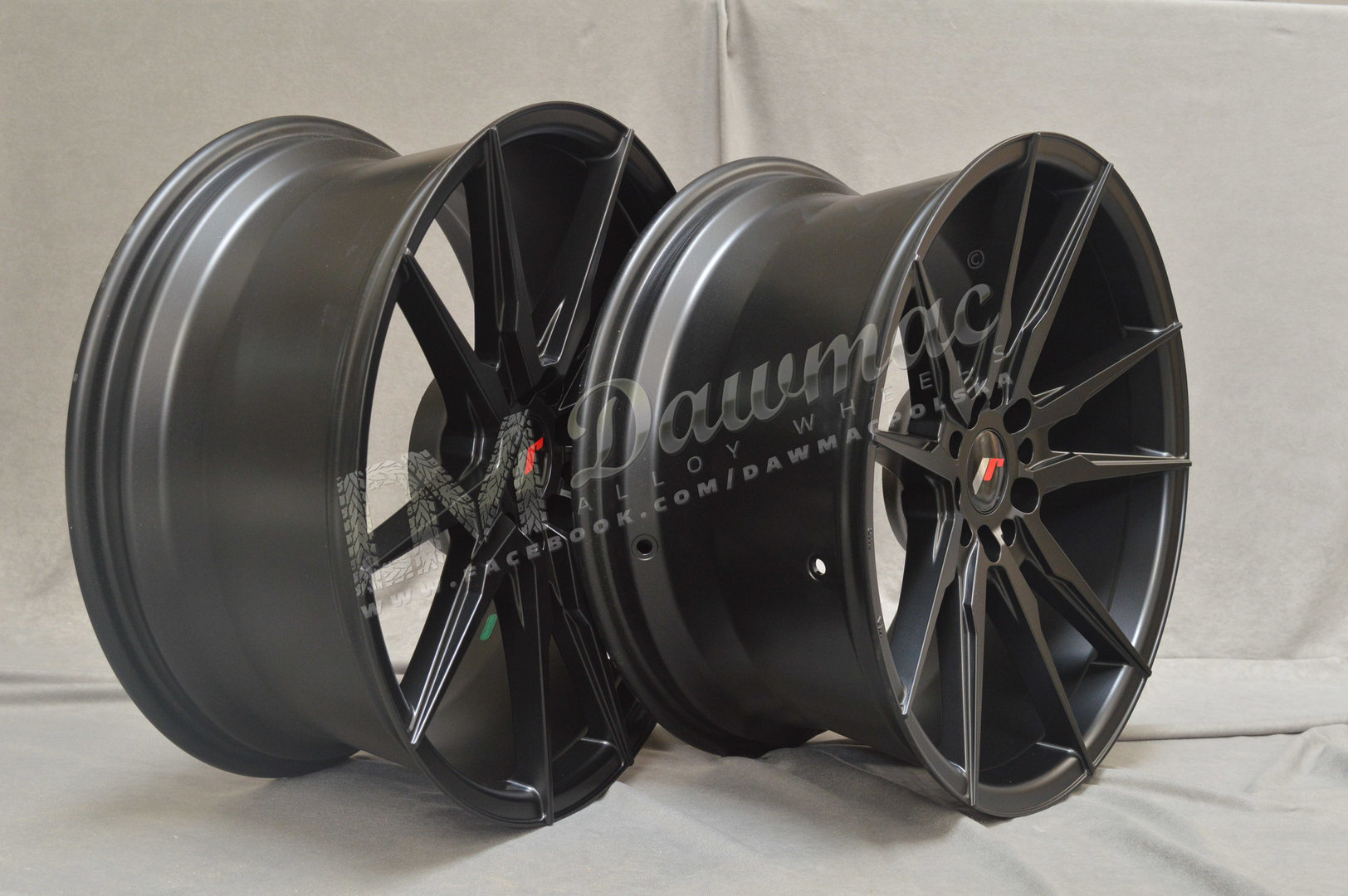 Japan Racing JR21 19" 8,5J ET20-ET43 + 11J ET15-ET30 BLANK Matt Black - obrazek 4