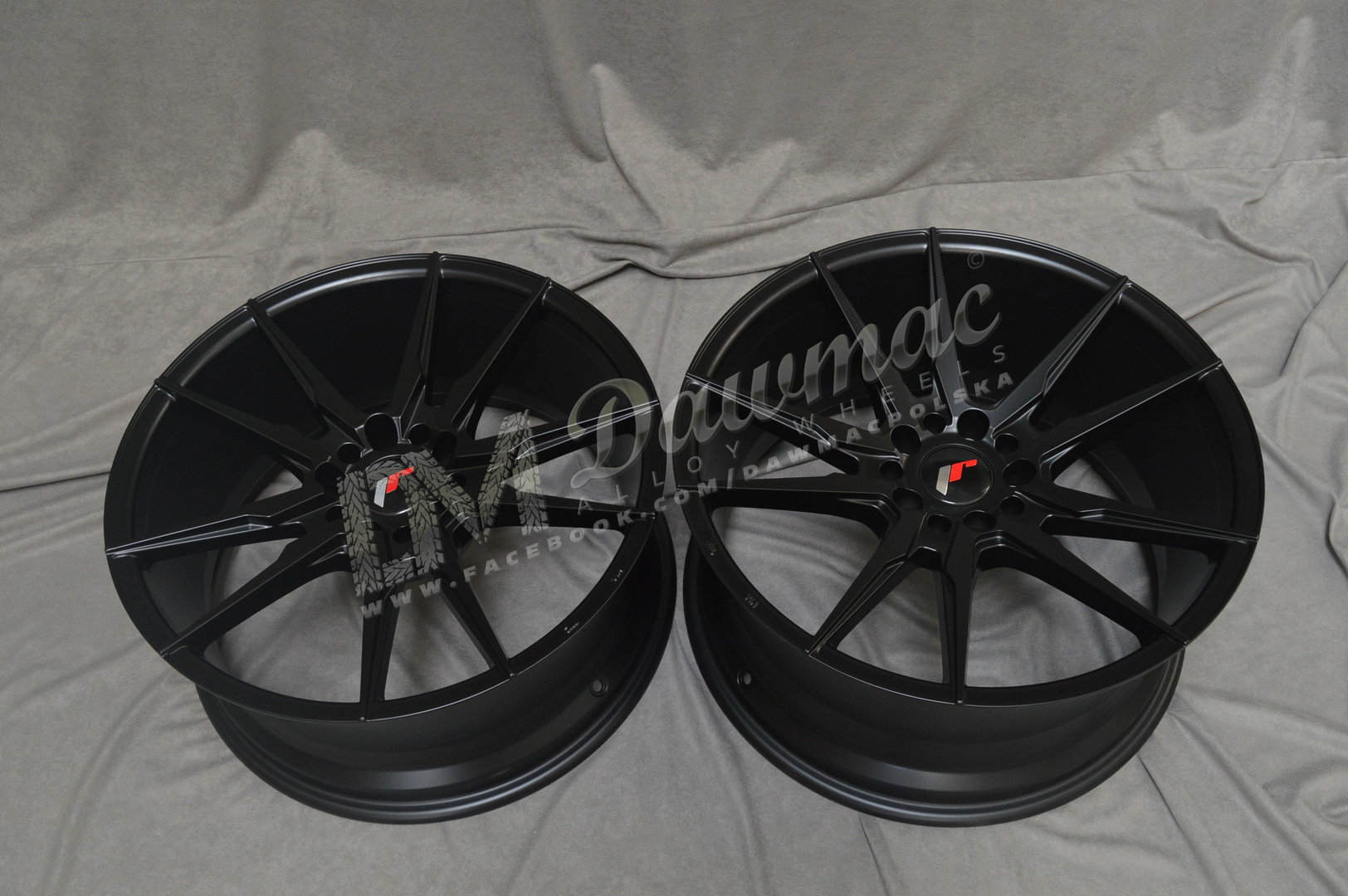 Japan Racing JR21 19" 8,5J ET20-ET43 + 9,5J ET20-ET40 BLANK Matt Black - obrazek 5