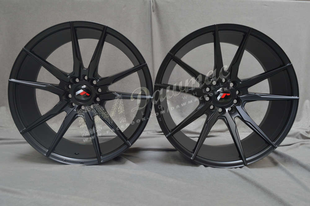 Japan Racing JR21 19" 9,5J ET20-ET40 + 11J ET15-ET30 BLANK Matt Black