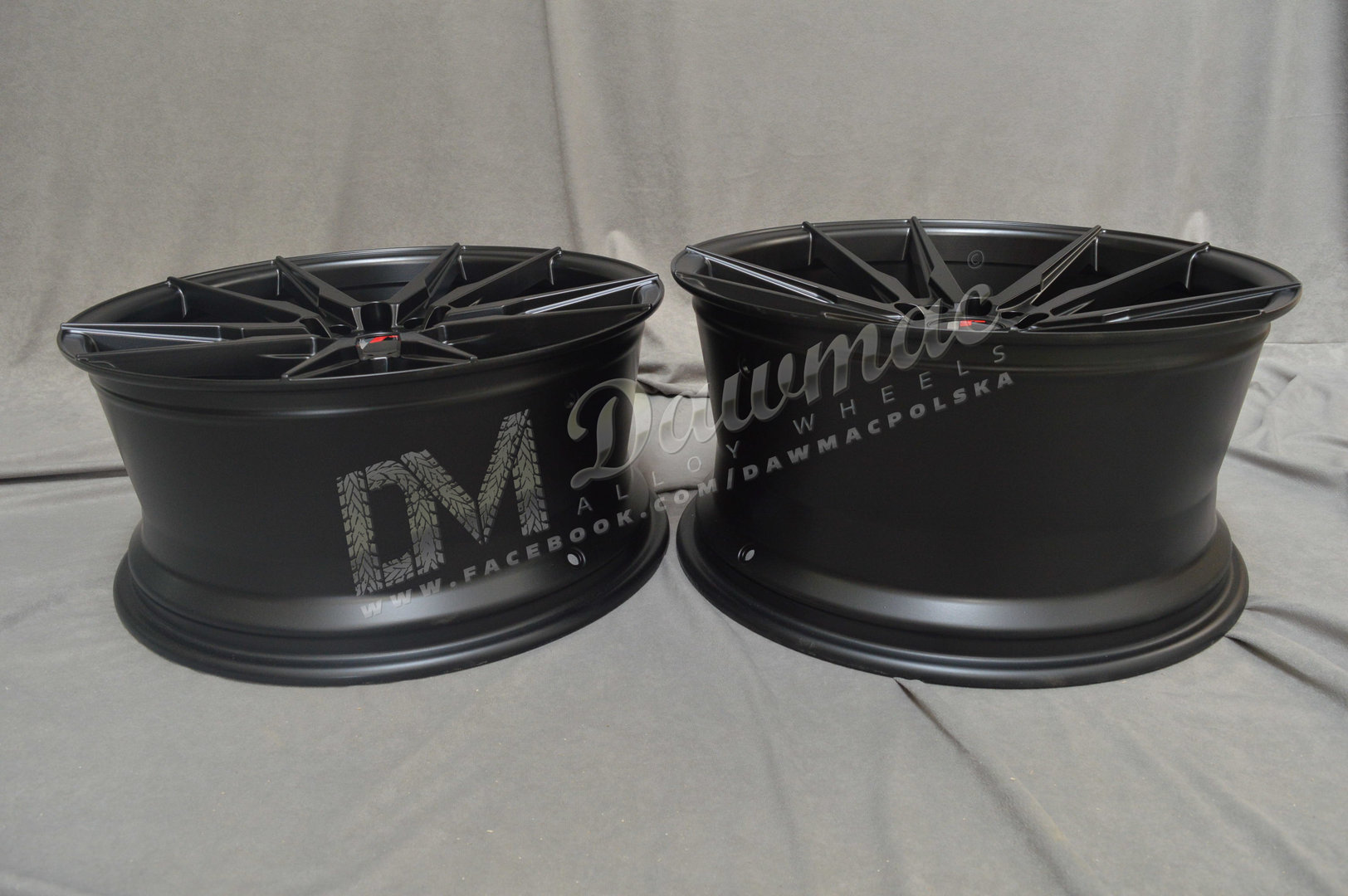 Japan Racing JR21 19" 9,5J ET20-ET40 + 11J ET15-ET30 BLANK Matt Black - obrazek 6