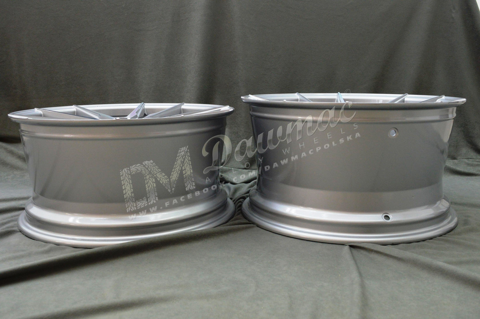 Japan Racing JR21 19" 9,5J ET20-ET40 BLANK Silver Machined Face - obrazek 9