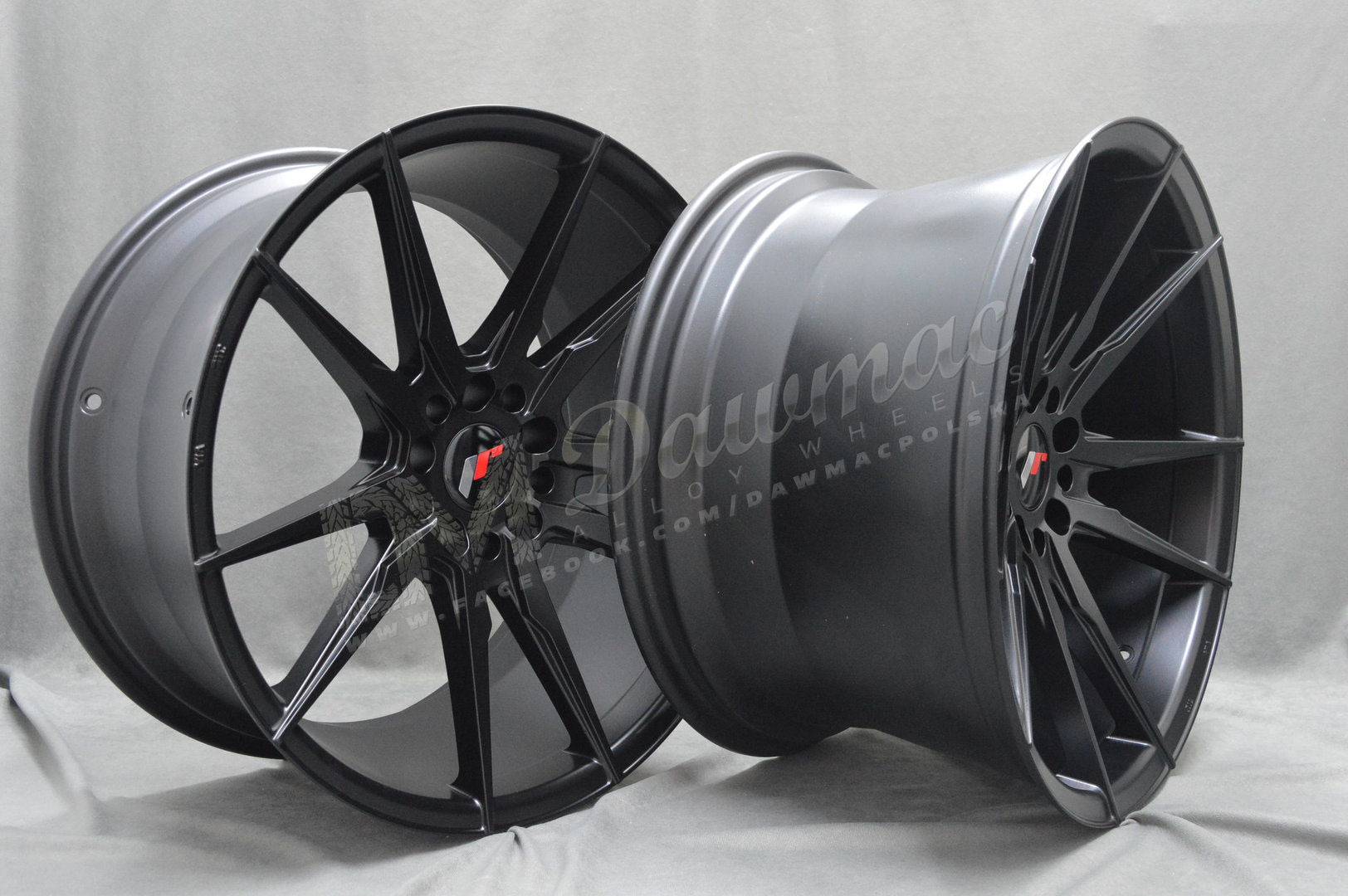 Japan Racing JR21 20" 10J ET20-ET40 + 11J ET30-ET50 BLANK Matt Black - obrazek 5