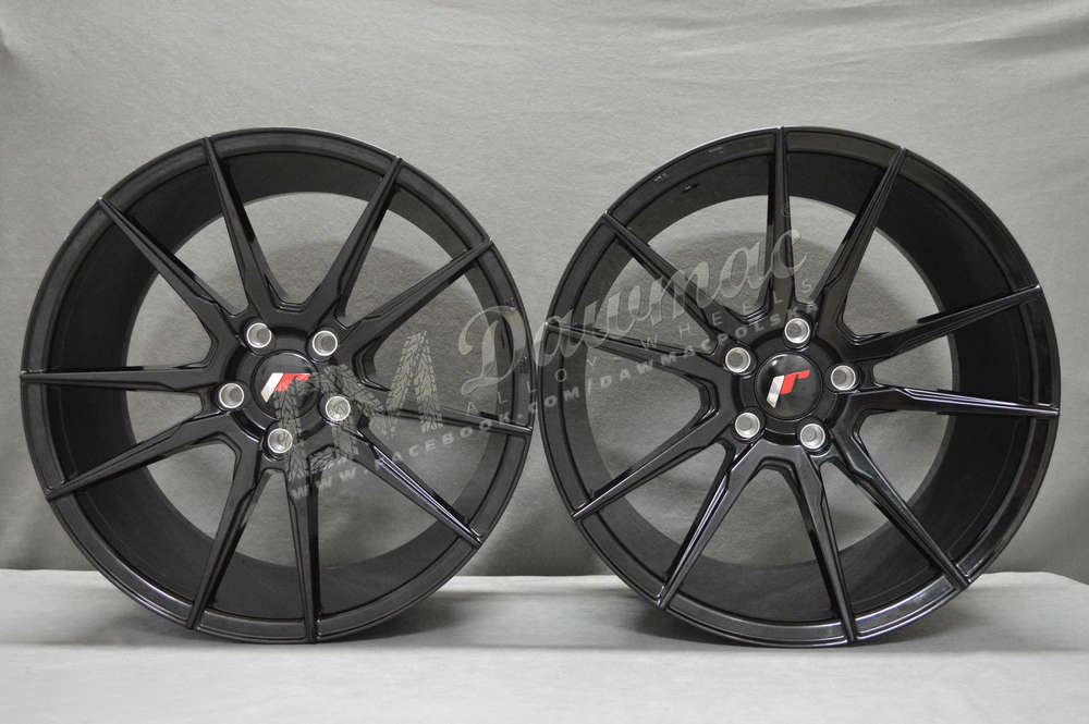 Japan Racing JR21 20" 10J ET20-ET48 + 11J ET30-ET50 BLANK Glossy Black