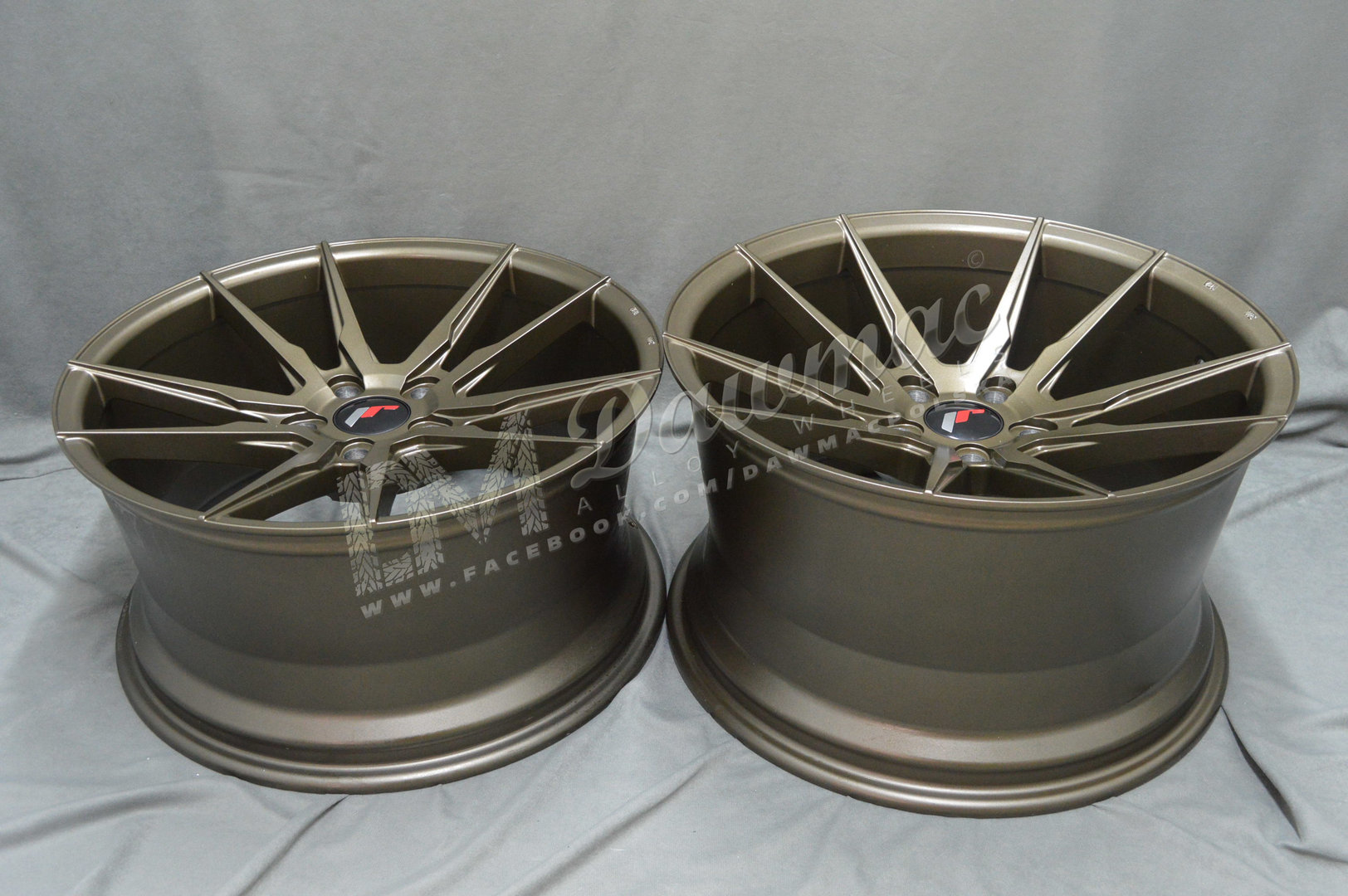 Japan Racing JR21 20" 10J ET20-ET48 + 11J ET30-ET50 BLANK Matt Bronze - obrazek 6