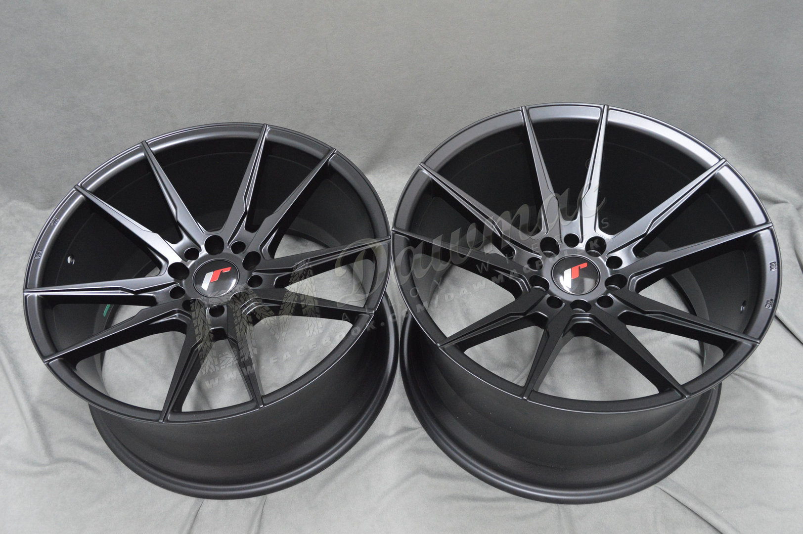 Japan Racing JR21 20" 8,5J ET20-ET40 + 10J ET20-ET40 BLANK Matt Black - obrazek 6