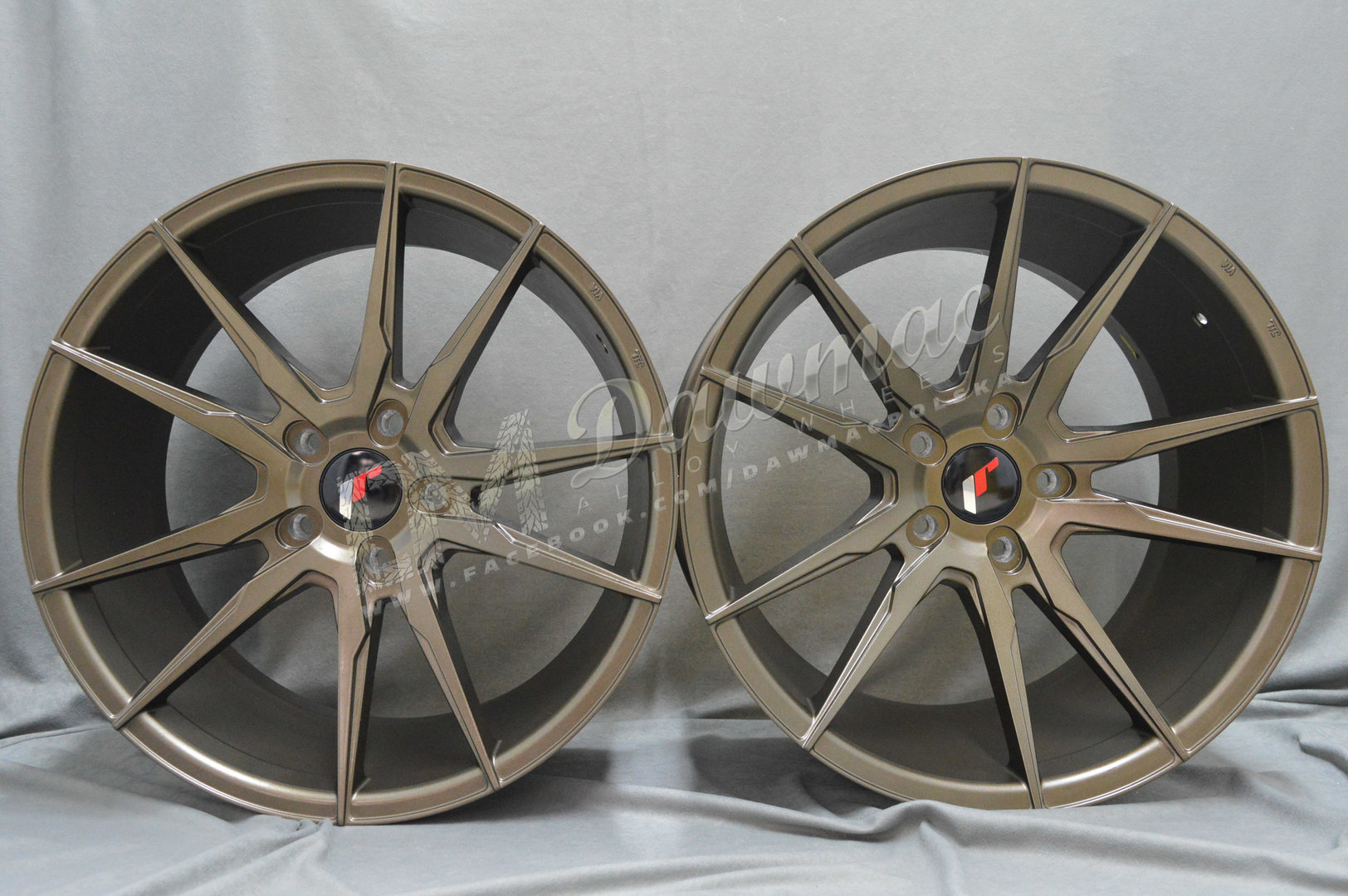 Japan Racing JR21 20" 8,5J ET20-ET40 + 10J ET20-ET48 BLANK Matt Bronze - obrazek 2