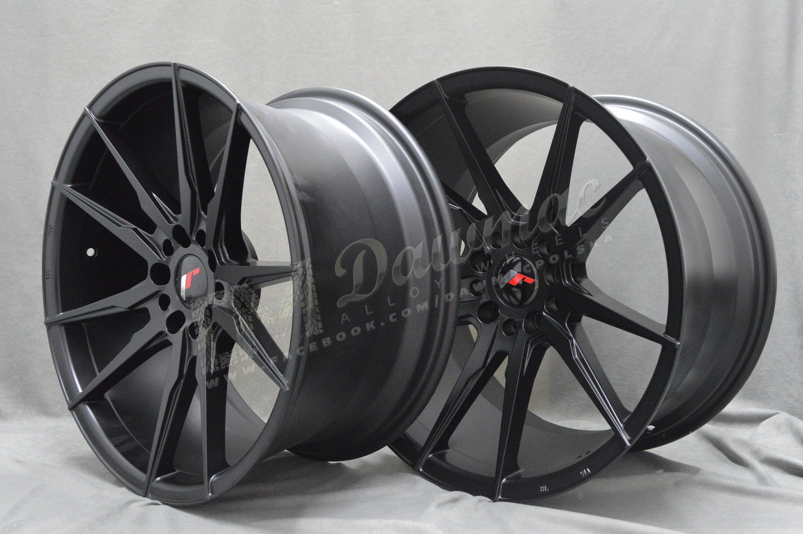 Japan Racing JR21 20" 8,5J ET20-ET40 + 11J ET30-ET50 BLANK Matt Black - obrazek 4