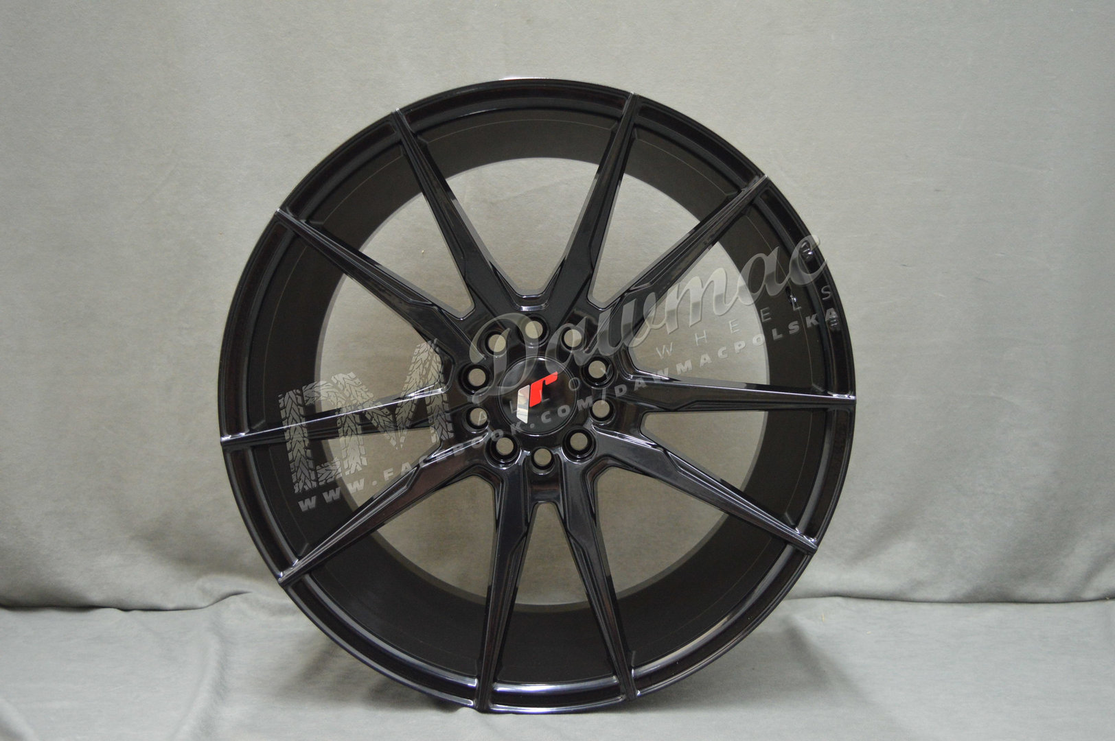 Japan Racing JR21 22" 10,5J ET15-ET52 BLANK Gloss Black - obrazek 2