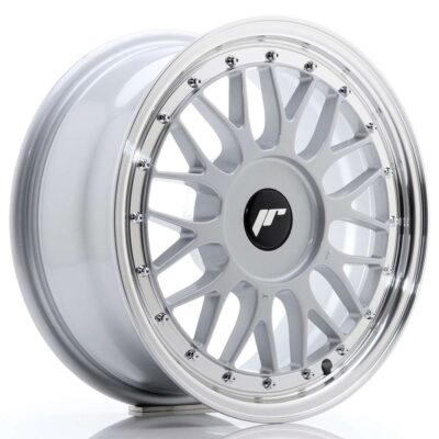 Japan Racing JR23 16" 7J ET20-ET45 + 8J ET20-ET45 BLANK Hyper Silver w/ Machined Lip