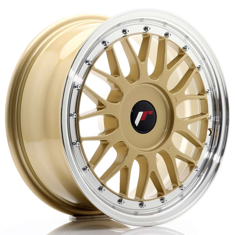 Japan Racing JR23 16" 7J ET20-ET45 BLANK Gold w/ Machined Lip