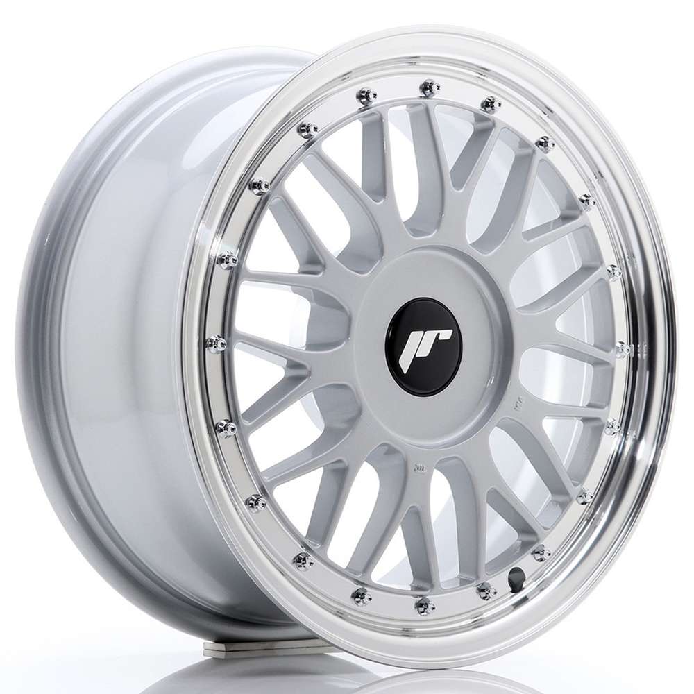 Japan Racing JR23 16" 7J ET20-ET45 BLANK Hyper Silver w/ Machined Lip
