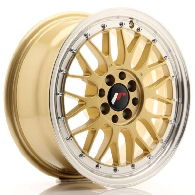 Japan Racing JR23 16" 7J ET40 4x100/4x114,3 Gold w/ Machined Lip
