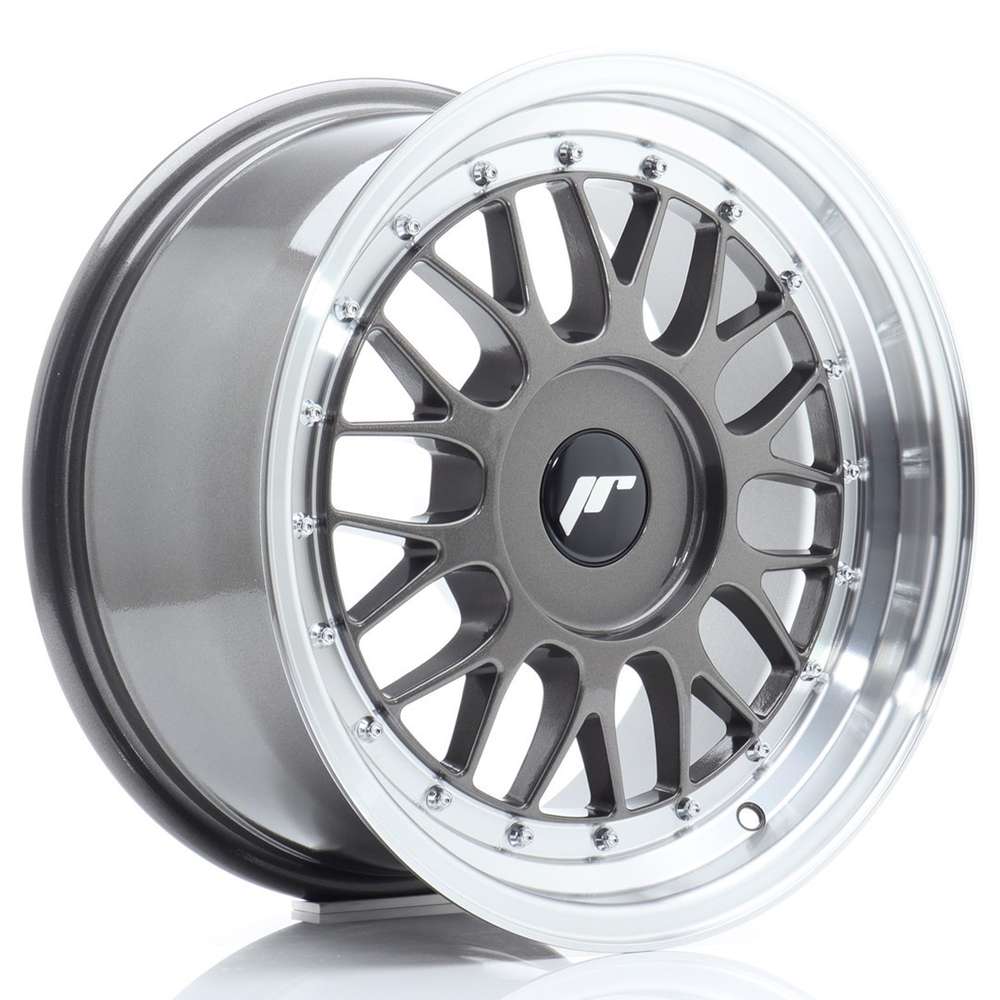 Japan Racing JR23 16" 8J ET20-ET45 BLANK Hyper Gray w/ Machined Lip