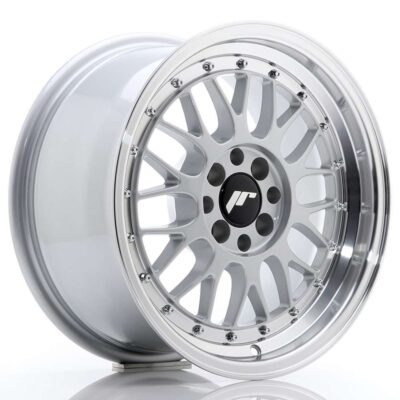 Japan Racing JR23 16" 8J ET20 4x100 Hyper Silver w/ Machined Lip