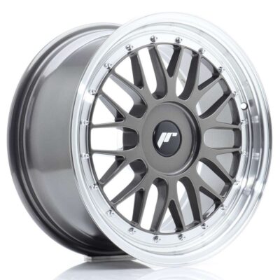 Japan Racing JR23 17" 8J ET20-ET45 BLANK Hyper Gray w/ Machined Lip