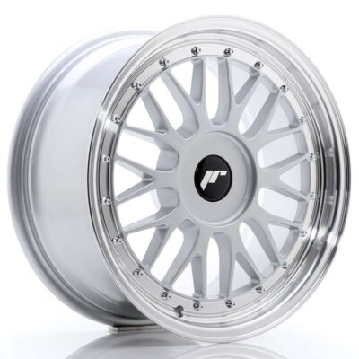 Japan Racing JR23 17" 8J ET20-ET45 BLANK Hyper Silver w/ Machined Lip