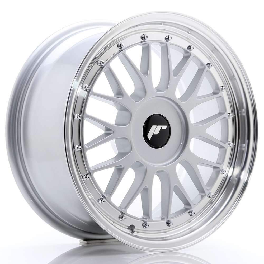 Japan Racing JR23 17" 8J ET20-ET45 BLANK Hyper Silver w/ Machined Lip