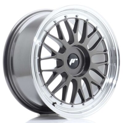 Japan Racing JR23 18" 8J ET30-ET45 + 9,5J ET25-ET48 BLANK Hyper Gray w/ Machined Lip