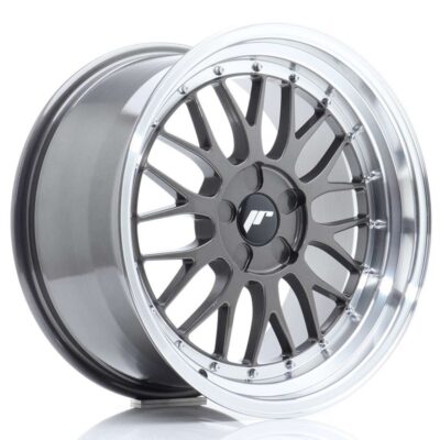 Japan Racing JR23 18" 9,5J ET25-ET48 BLANK Hyper Gray w/ Machined Lip