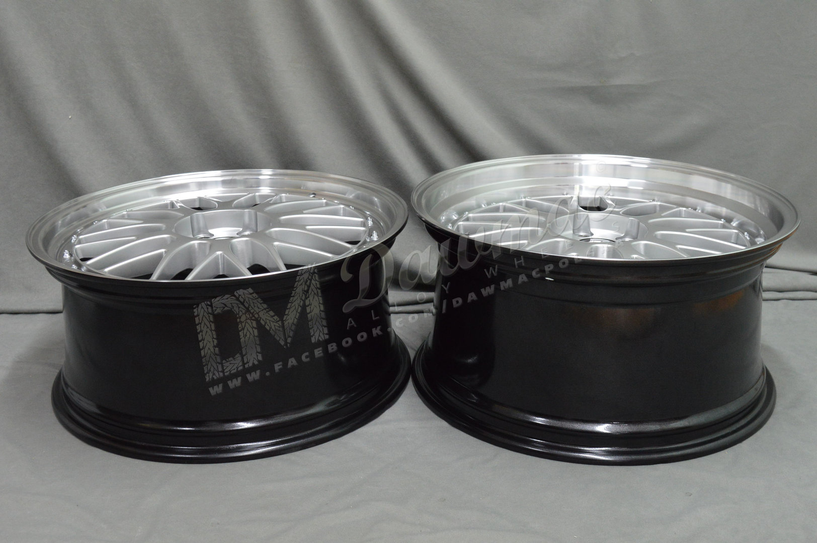 Japan Racing JR23 20" 8,5J ET20-ET45 BLANK Hyper Silver w/ Machined Lip - obrazek 7