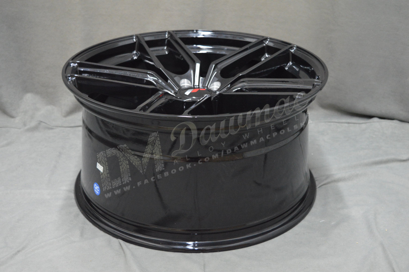 Japan Racing JR25 20" 10J ET20-ET40 + 11J ET20-ET40 BLANK Gloss Black - obrazek 6