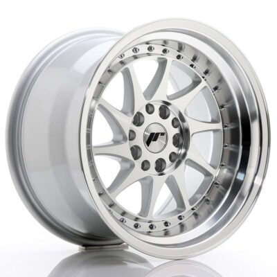 Japan Racing JR26 17" 10J ET20 5x114,3/5x120 Silver Machined Face