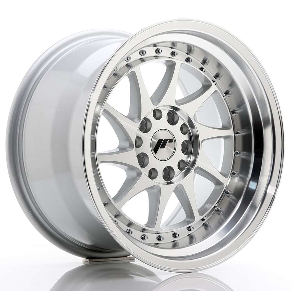 Japan Racing JR26 17" 10J ET20 5x114,3/5x120 Silver Machined Face