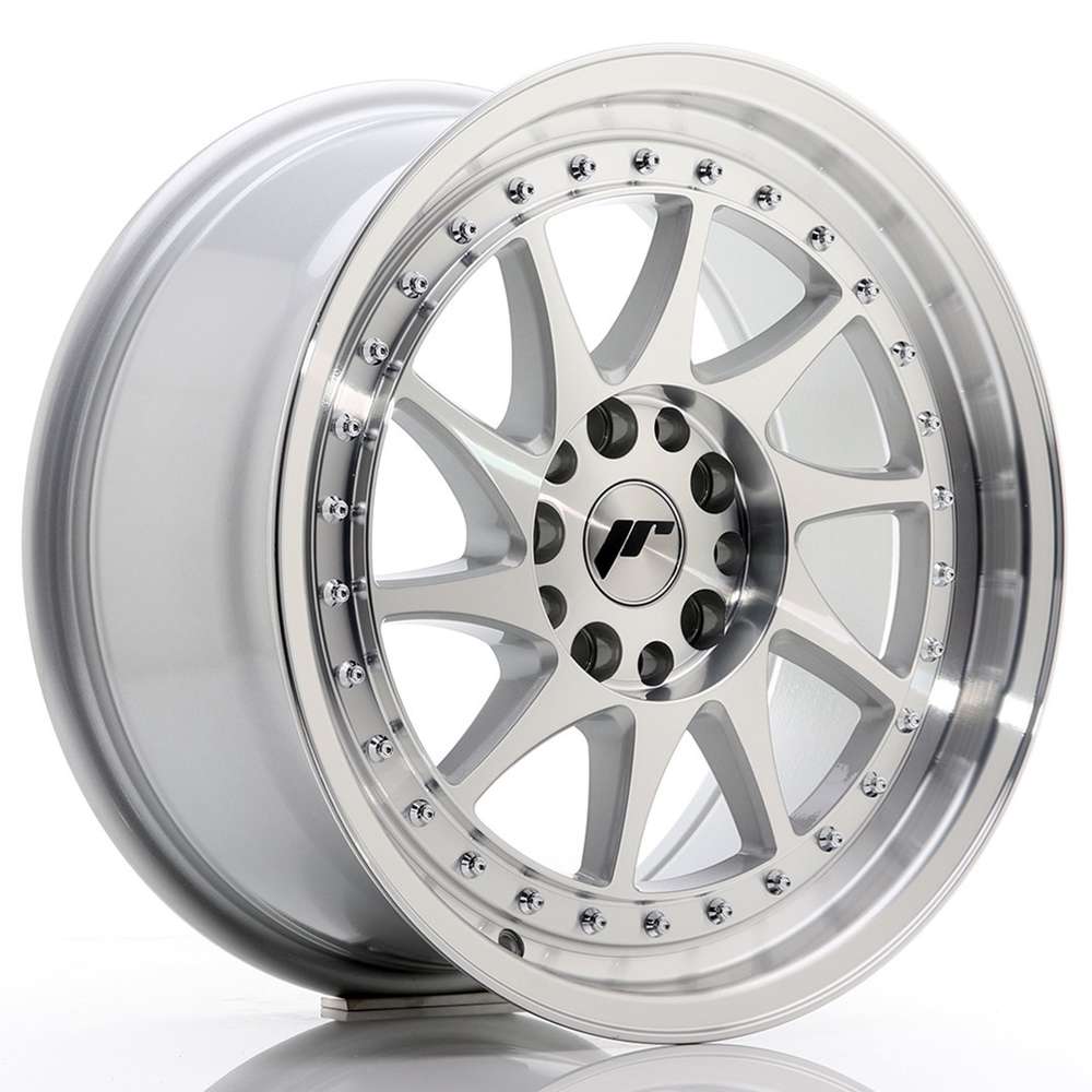 Japan Racing JR26 17" 9J ET25 5x114,3/5x120 Silver Machined Face