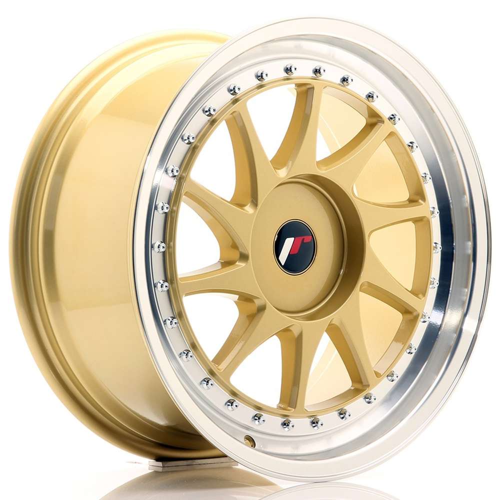 Japan Racing JR26 18" 8,5J ET20-ET40 BLANK Gold w/ Machined Lip