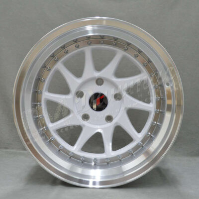 Japan Racing JR26 18" 8,5J ET20-ET40 BLANK White w/ Machined Lip
