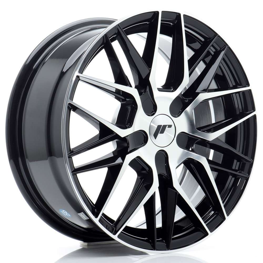 Japan Racing JR28 16" 7J ET40 4x100 Gloss Black Machined Face