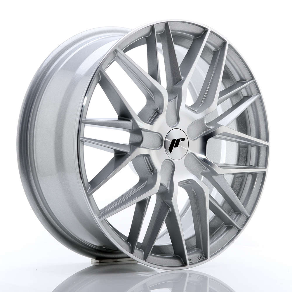Japan Racing JR28 17" 7J ET20-45 4x100-5x120 BLANK Silver Machined Face