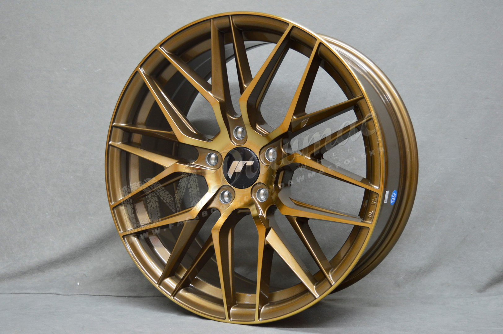 Japan Racing JR28 17" 7J ET20-45 + 8J ET25-40 4x100-5x120 BLANK Platinum Bronze - obrazek 4