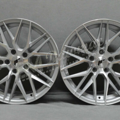 Japan Racing JR28 18" 7,5J ET20-40 + 9,5J ET20-40 5x100-5x120 BLANK Silver Machined Face